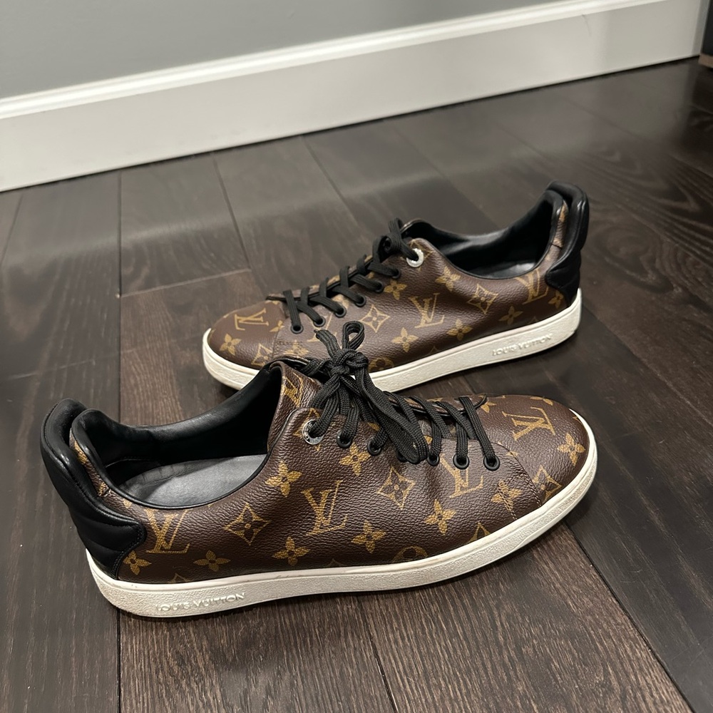 Louis Vuitton Monogram Black and Brown Sneakers